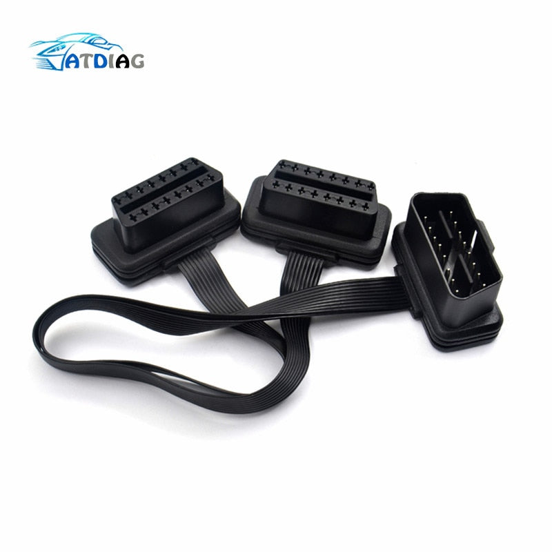 OBD2 16 Pin Connector Cable Splitter