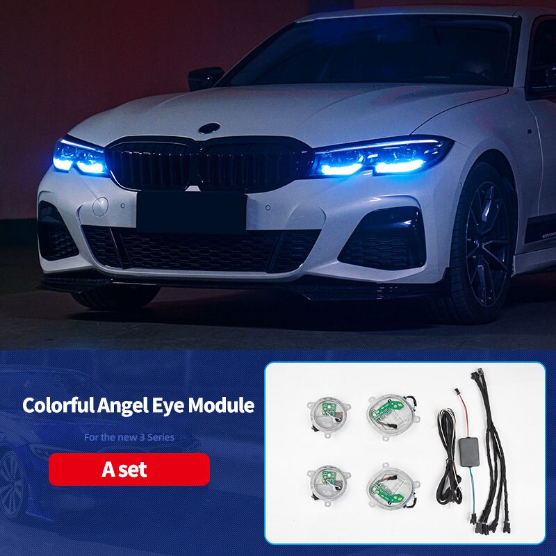 BMW 3 series multi-color LED daytime running lights