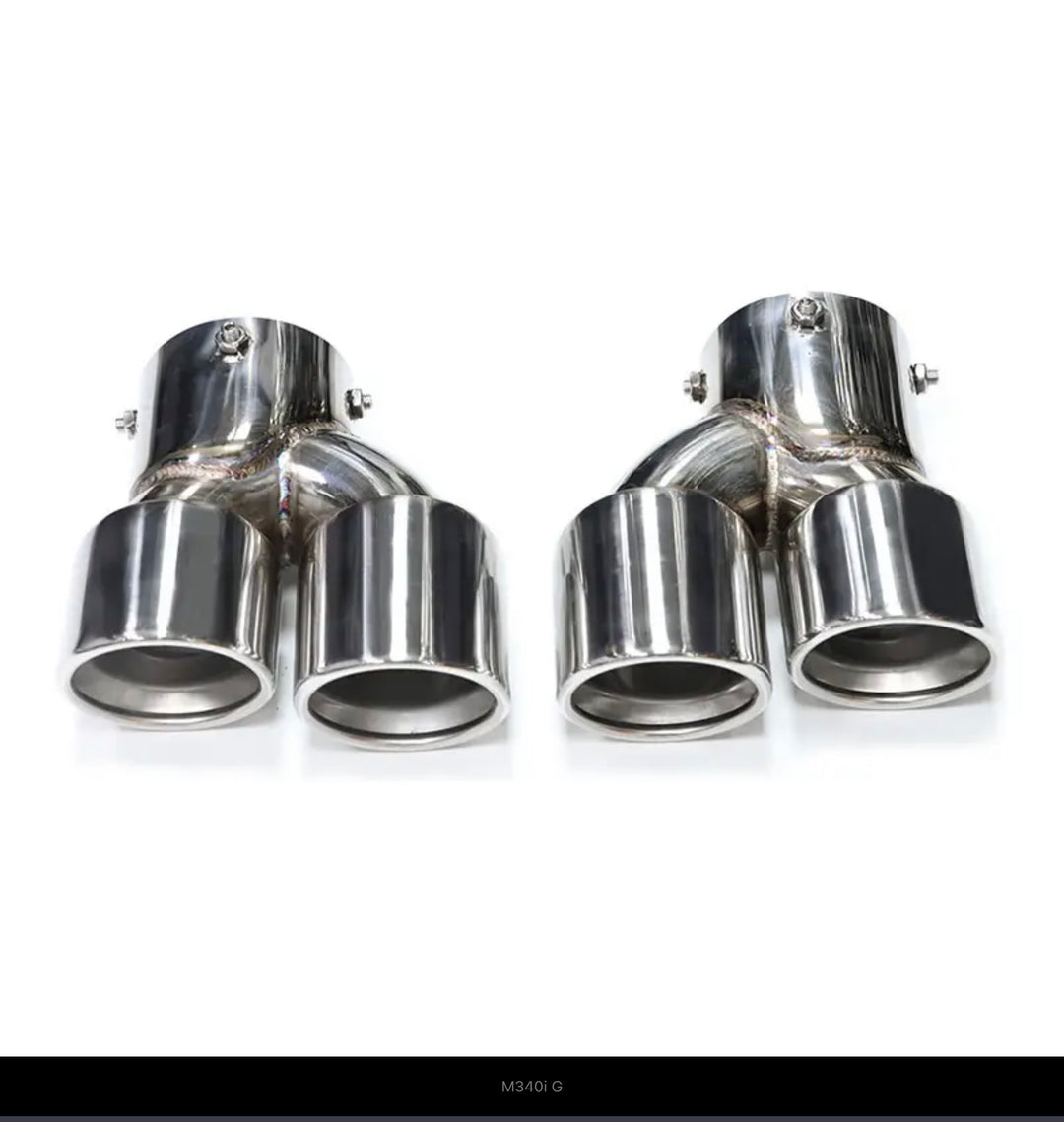 M PERFORMANCE EXHAUST TIPS 1 PAIR FOR M240I / M340I / M440I BMW G20 G21