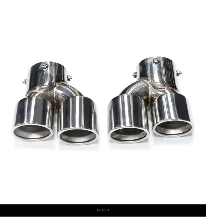 M PERFORMANCE EXHAUST TIPS 1 PAIR FOR M240I / M340I / M440I BMW G20 G21