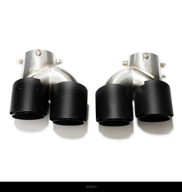 M PERFORMANCE EXHAUST TIPS 1 PAIR FOR M240I / M340I / M440I BMW G20 G21