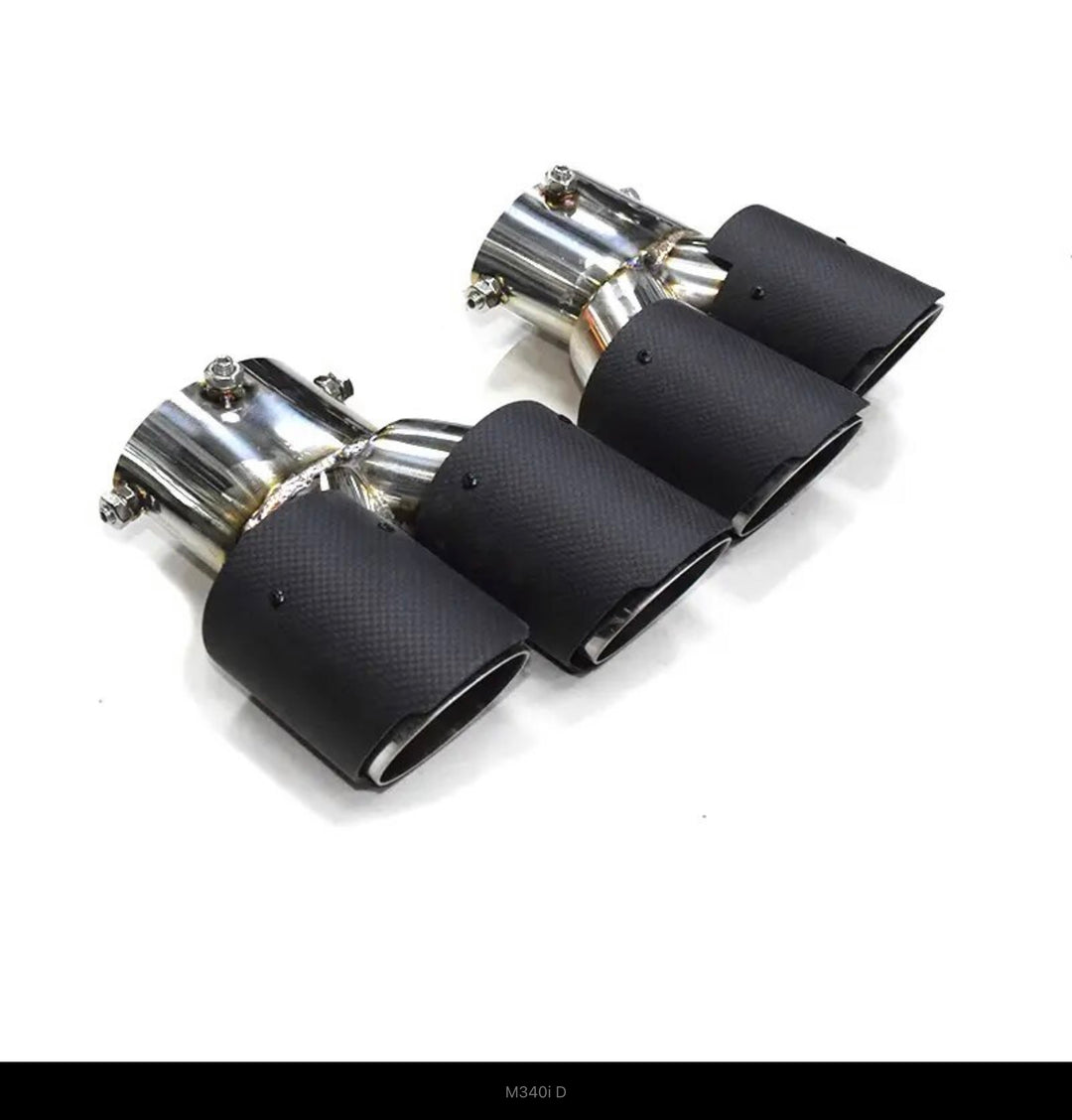 M PERFORMANCE EXHAUST TIPS 1 PAIR FOR M240I / M340I / M440I BMW G20 G21