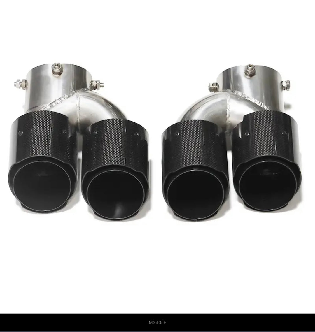 M PERFORMANCE EXHAUST TIPS 1 PAIR FOR M240I / M340I / M440I BMW G20 G21