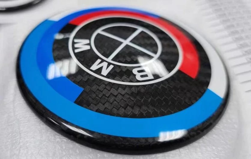 BMW Carbon Fiber Emblems Badge