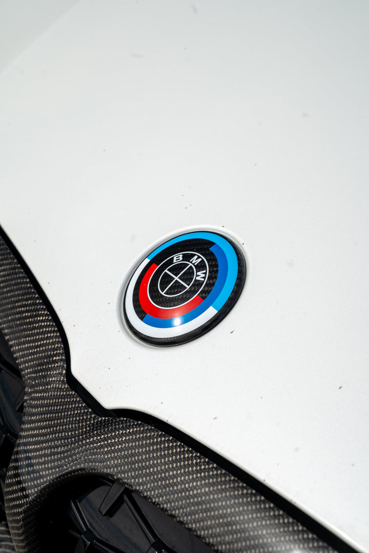 BMW Carbon Fiber Emblems Badge