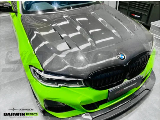 Carbon Fiber Bonnet For BMW G20 G28 3Series 2018 2019 2020 2021 2022 2023 Front Engine Hood Vent Cover