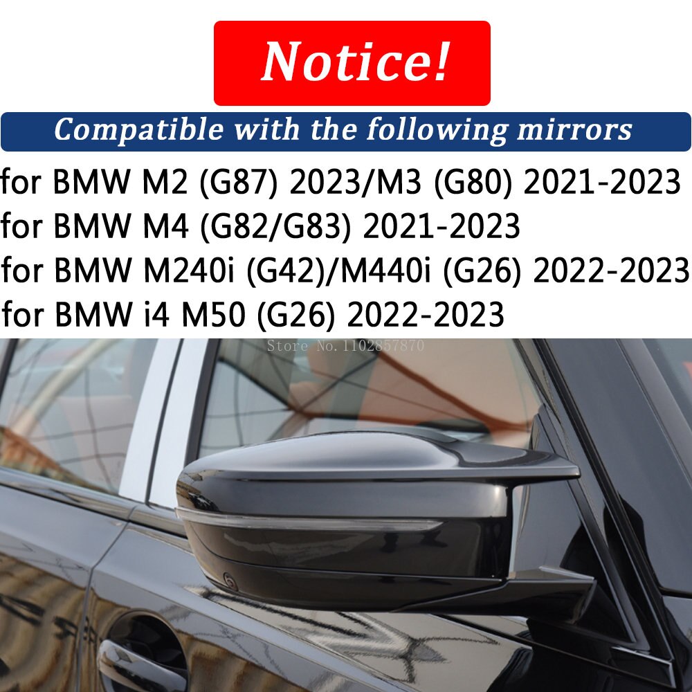 LHD Rearview Mirror Cover for BMW