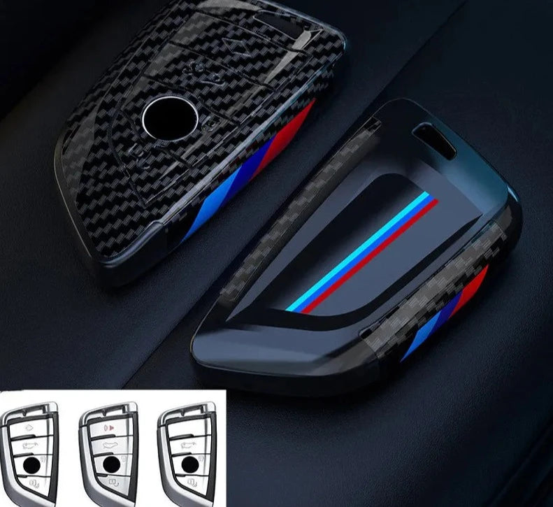 ABS Carbon Fiber Car Remote Key Case