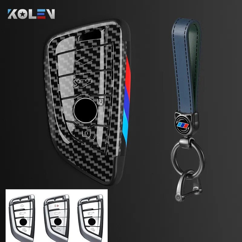 ABS Carbon Fiber Car Remote Key Case