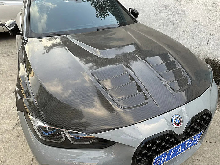 M3 G80 M4 G82 G83 full carbon fiber engine hood suitable for G22 G26