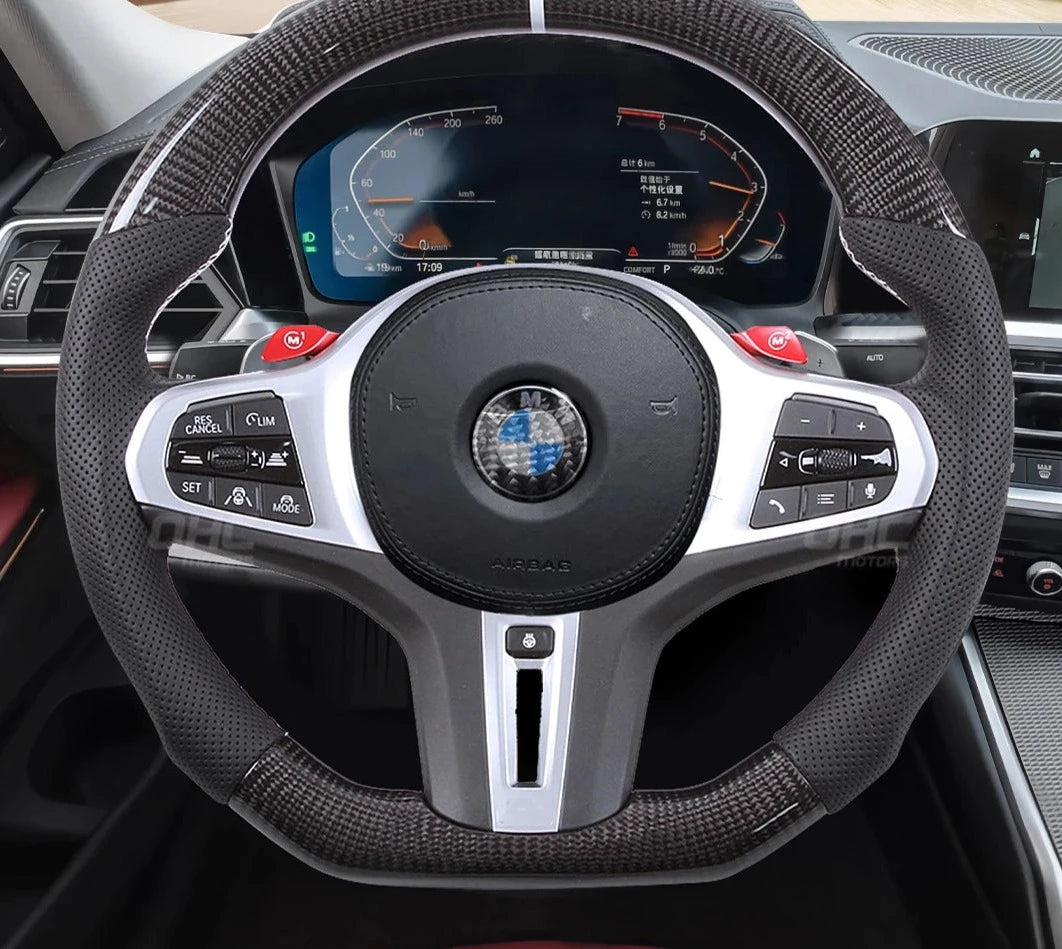 Real Carbon Fiber Steering Wheel For BMW G Series