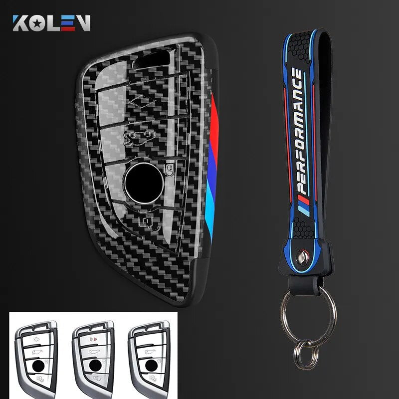 ABS Carbon Fiber Car Remote Key Case