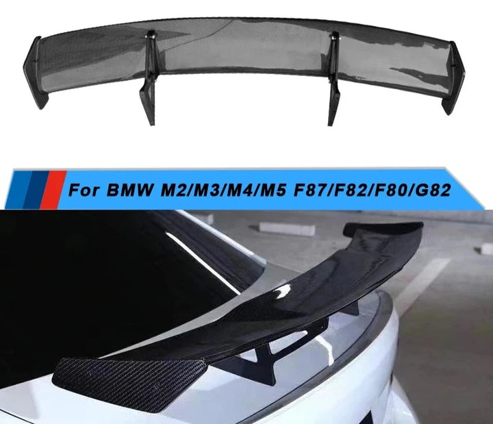 Carbon Fiber Rear Trunk Lid Spoiler Extended Flap Rear Wing For BMW M2 M3 M4 M5 F87 G87 F82 F80 G82 Car Tuning Upgrade