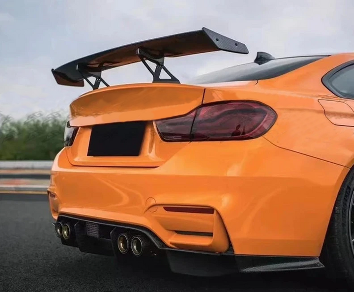 Carbon Fiber Rear Trunk Lid Spoiler Extended Flap Rear Wing | Compatible with BMW (F87 G87 F82 F80 G82)