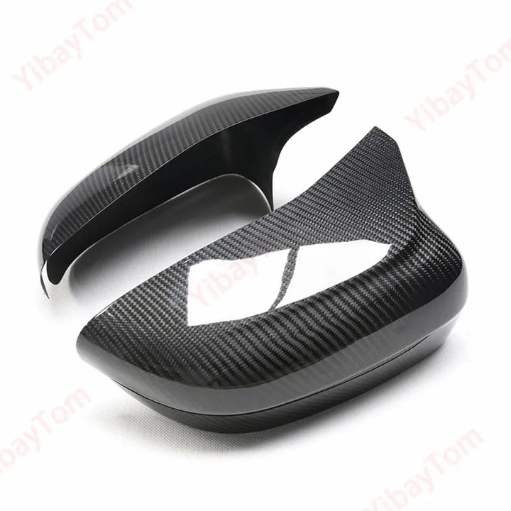 Carbon Fiber Side Mirror Cover Cap For BMW M5 F90 F91 F92 F93 2019-2022 only for left hand drive