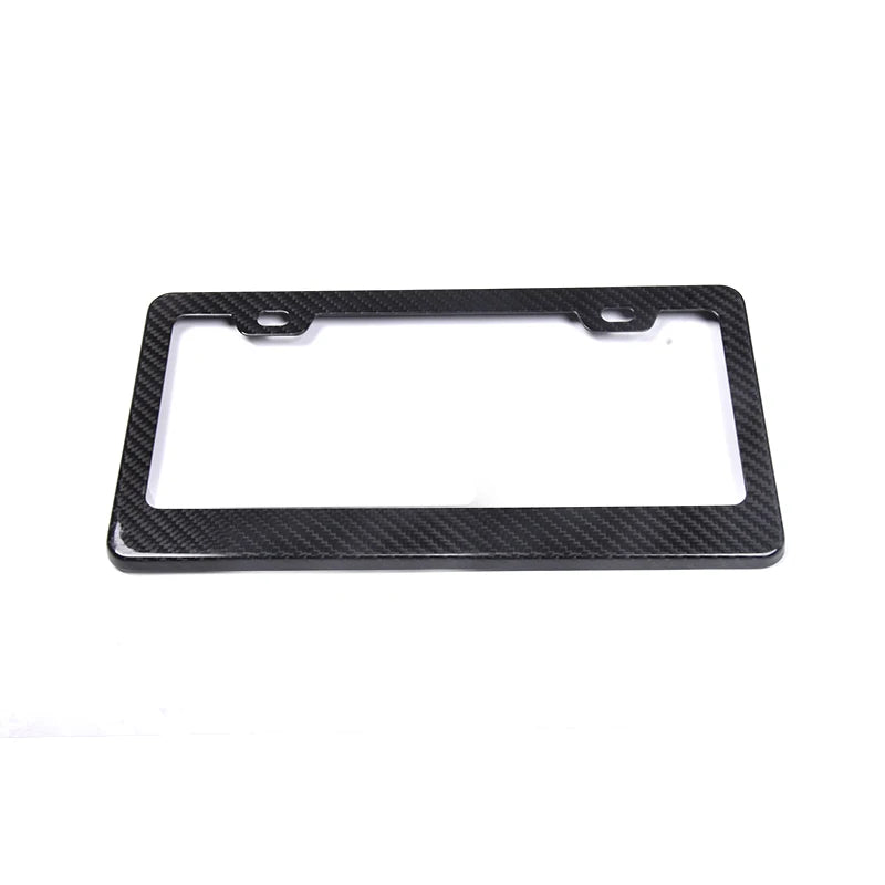 Real carbon fiber license plate frame