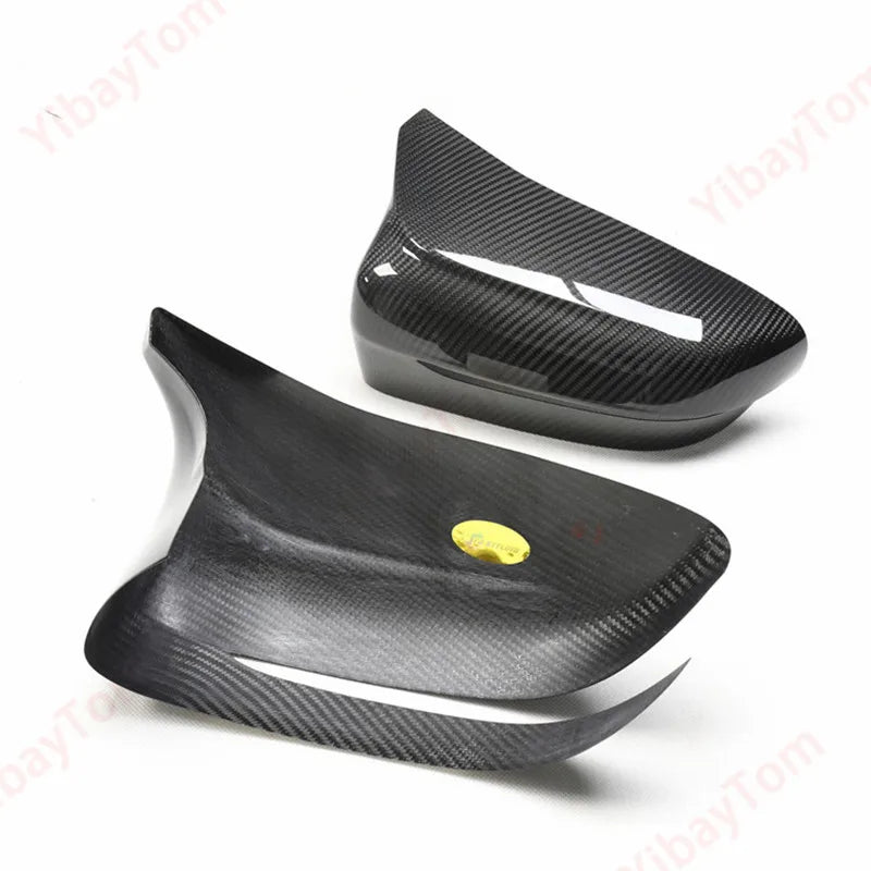 Carbon Fiber Side Mirror Cover Cap For BMW M5 F90 F91 F92 F93 2019-2022 only for left hand drive