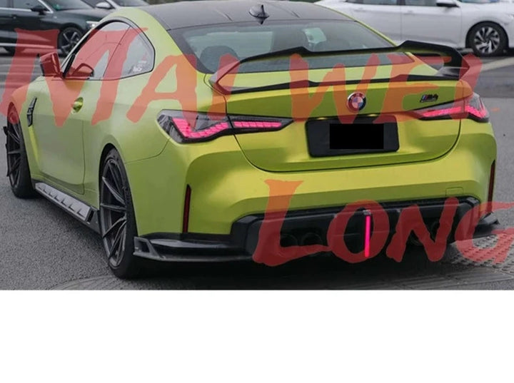 BMW M4 M3  G80 G82  Carbon Fiber Rear Roof Spoiler Wing Trunk Lip Boot Cover Car Styling