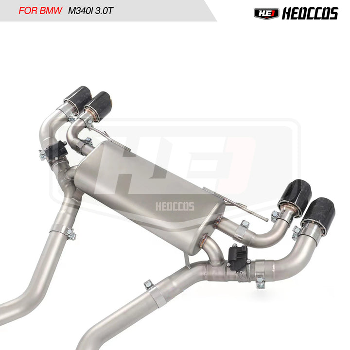 Valvetronic Catback Exhaust System For BMW M340i  3.0T 304 Stainless Steel Exhaust Pipe