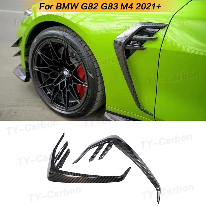 Dry Carbon Fiber Front Side Fender Fin