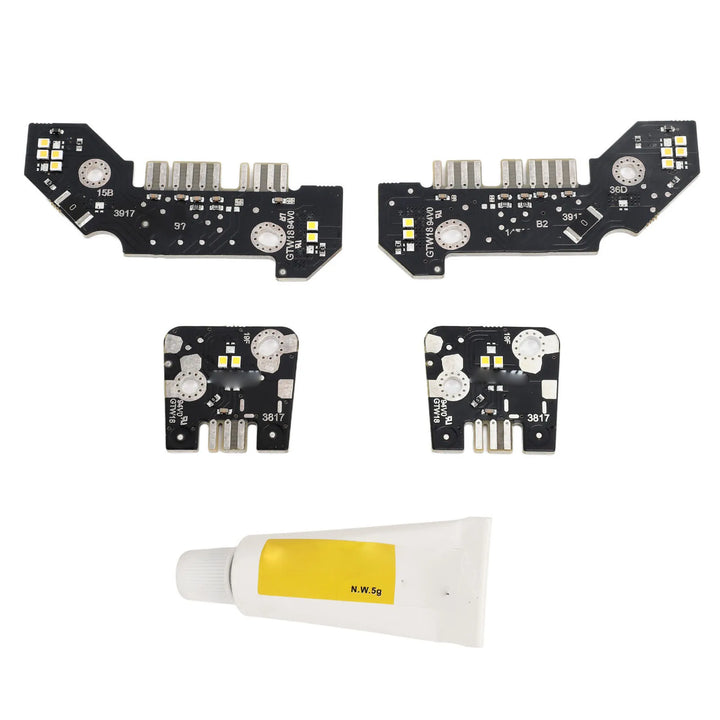 CSL Yellow DRL LED Modules Board Set Fit For BMW 3 Series G20 Pre‑LCI Adaptive LED Headlight 2019 2020 2021 2022