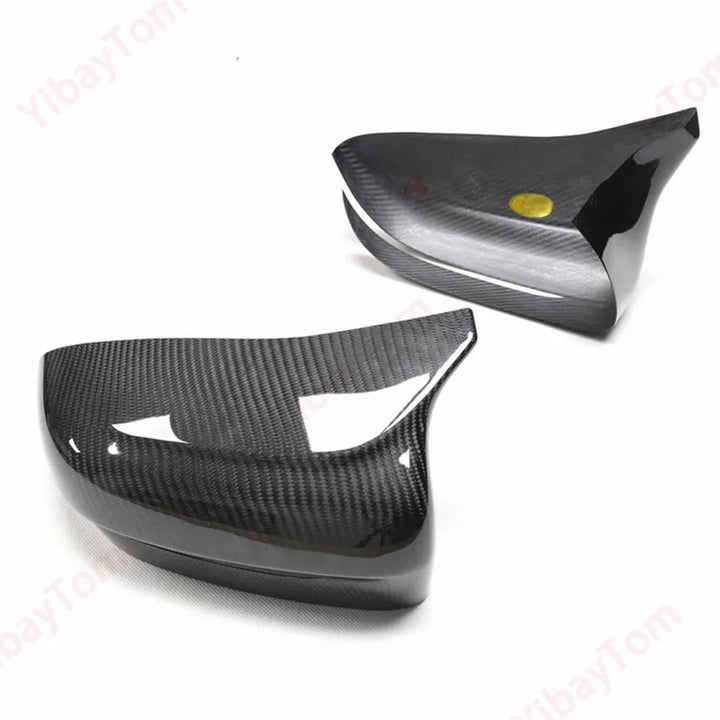 Carbon Fiber Side Mirror Cover Cap For BMW M5 F90 F91 F92 F93 2019-2022 only for left hand drive