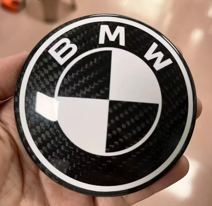 BMW Carbon Fiber Emblems Badge