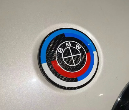 BMW Carbon Fiber Emblems Badge