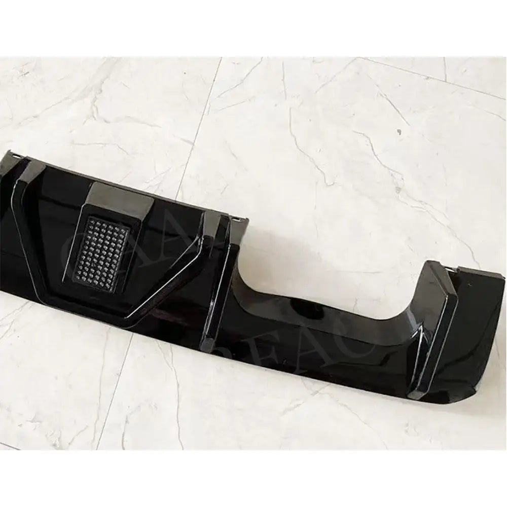 Carbon Fiber Rear Diffuser Bumper Lip Spoiler with LED Light Bodykits for BMW 3 4 Series G80 M3 G82 G83 M4 2021+