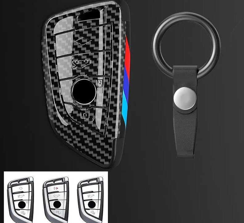 ABS Carbon Fiber Car Remote Key Case