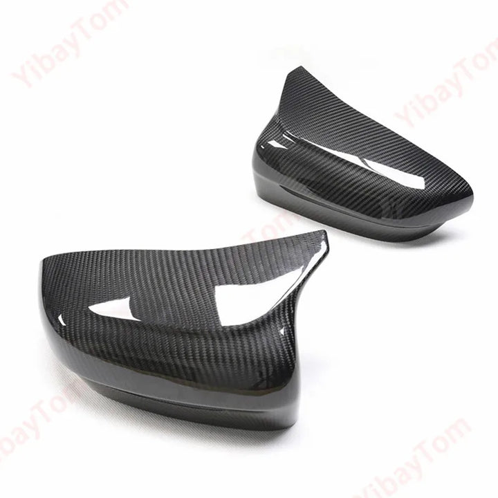 Carbon Fiber Side Mirror Cover Cap For BMW M5 F90 F91 F92 F93 2019-2022 only for left hand drive