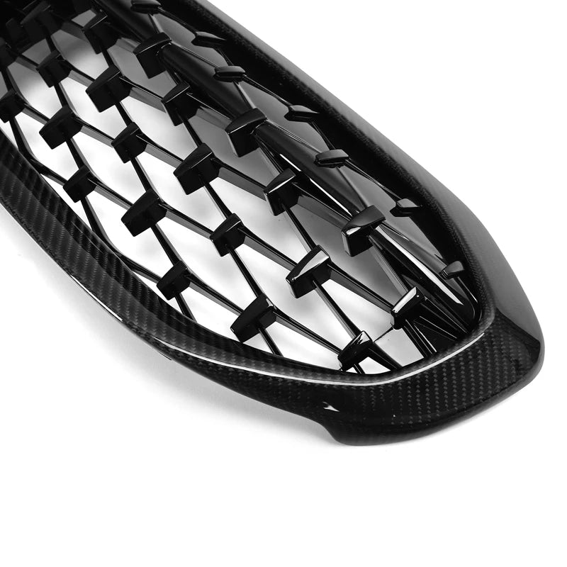 Pre Lci Car Front Kidney Diamond Style Grill Fit BMW 3 Series G20 G28 2019 Carbon Fiber Grille Pre-Lci